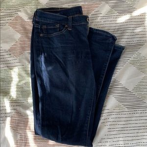 Lucky brand Charlie skinny dark wash jeans